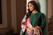 Nishat With You Unstitched Embroidered Khaddar 3Pc Suit - 42303423