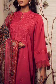 Nishat With You Unstitched Embroidered Khaddar 3Pc Suit - 42303424