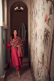 Nishat With You Unstitched Embroidered Khaddar 3Pc Suit - 42303424