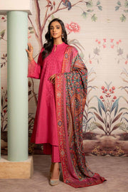 Nishat With You Unstitched Embroidered Khaddar 3Pc Suit - 42303424