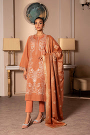 Nishat With You Unstitched Embroidered Khaddar 3Pc Suit - 42303425