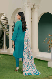 Nishat Sunehray Din Khaddar Jacquard Unstitched 3Pc Suit - 42303438