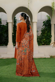 Nishat Sunehray Din Khaddar Jacquard Unstitched 3Pc Suit - 42303440
