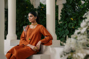 Nishat Sunehray Din Khaddar Jacquard Unstitched 3Pc Suit - 42303440