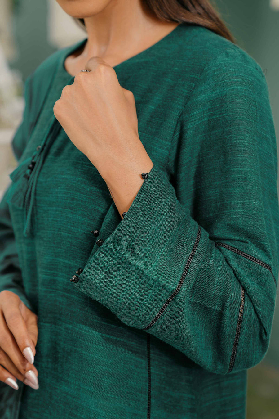Nishat Sunehray Din Yard Dyed Unstitched 3Pc Suit - 42303442