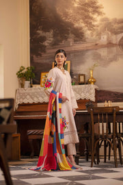 Nishat With You Unstitched Embroidered Jacquard 3Pc Suit - 42303452