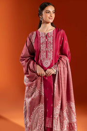 Nishat Sunehray Din Embroidered Jacquard Unstitched 3Pc Suit - 42303457
