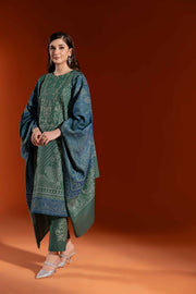 Nishat Sunehray Din Embroidered Jacquard Unstitched 3Pc Suit - 42303459
