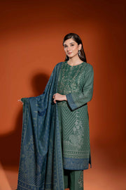 Nishat Sunehray Din Embroidered Jacquard Unstitched 3Pc Suit - 42303459
