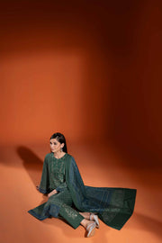 Nishat Sunehray Din Embroidered Jacquard Unstitched 3Pc Suit - 42303459