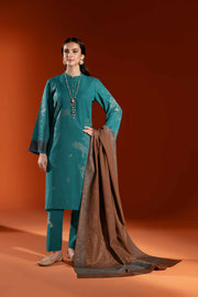 Nishat Sunehray Din Embroidered Jacquard Unstitched 3Pc Suit - 42303460