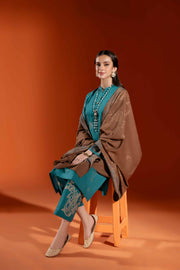 Nishat Sunehray Din Embroidered Jacquard Unstitched 3Pc Suit - 42303460
