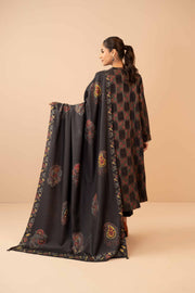 Nishat Winter Printed Jacquard Unstitched 3Pc Suit - 42303463