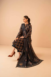 Nishat Winter Printed Jacquard Unstitched 3Pc Suit - 42303463