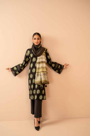 Nishat Winter Printed Jacquard Unstitched 3Pc Suit - 42303464