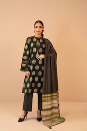 Nishat Winter Printed Jacquard Unstitched 3Pc Suit - 42303464
