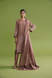 Nishat Winter Embroidered Jacquard Unstitched 3Pc Suit - 42304119