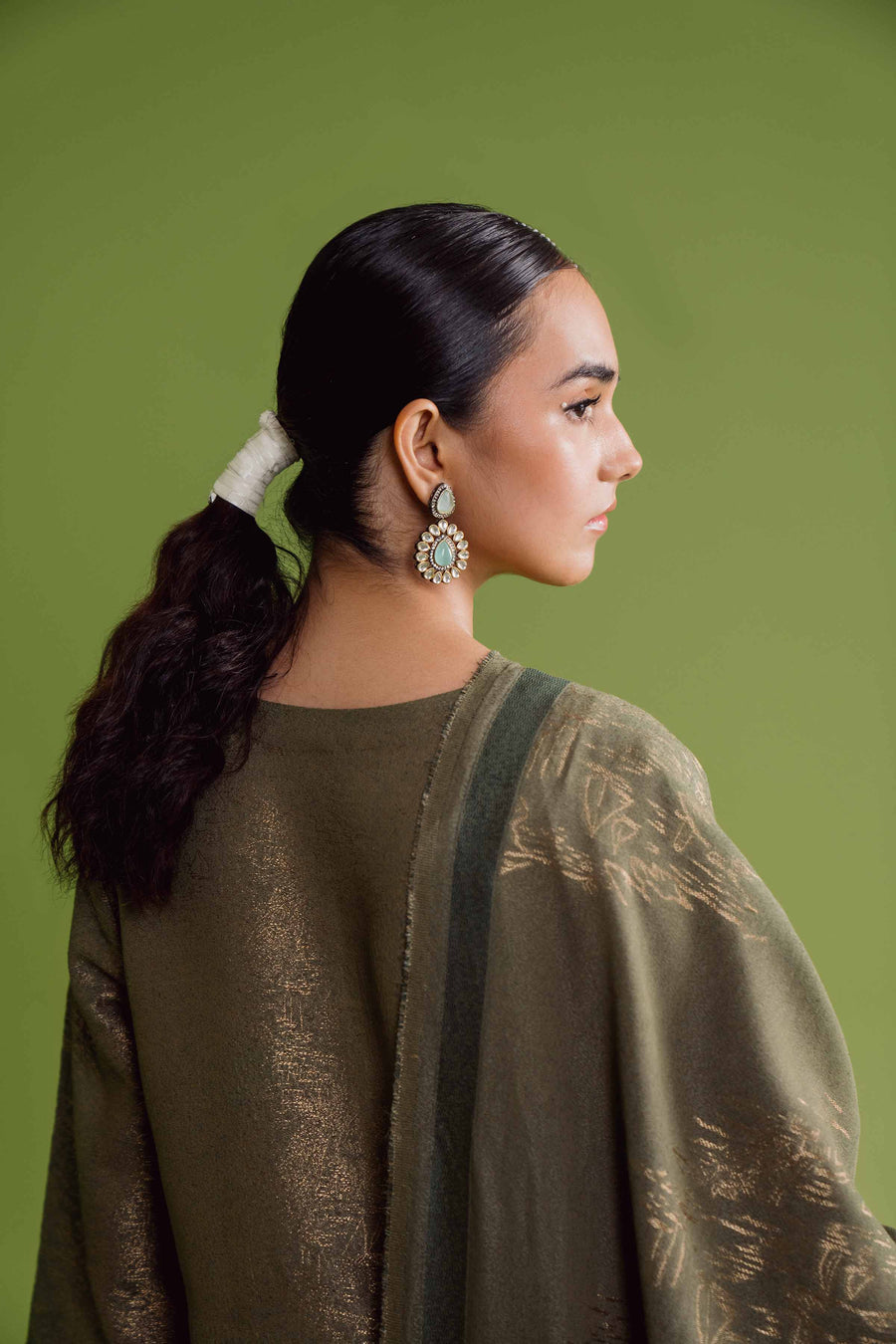Nishat Winter Embroidered Jacquard Unstitched 3Pc Suit - 42304123