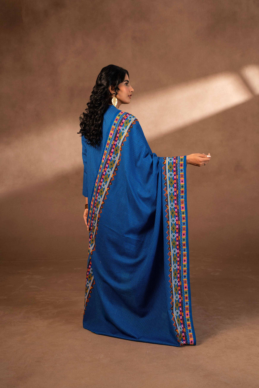 Nishat Winter Printed Khaddar Unstitched 3Pc Suit - 42306478