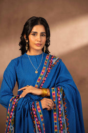 Nishat Winter Printed Khaddar Unstitched 3Pc Suit - 42306478