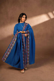 Nishat Winter Printed Khaddar Unstitched 3Pc Suit - 42306478