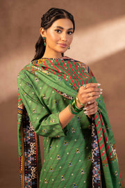 Nishat Winter Printed Khaddar Unstitched 3Pc Suit - 42306484