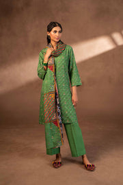 Nishat Winter Printed Khaddar Unstitched 3Pc Suit - 42306484