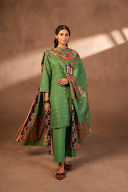 Nishat Winter Printed Khaddar Unstitched 3Pc Suit - 42306484