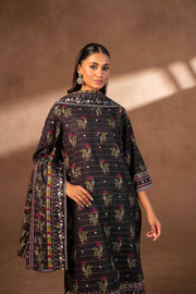 Nishat Winter Printed Khaddar Unstitched 3Pc Suit - 42306485