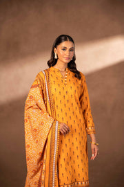 Nishat Winter Printed Khaddar Unstitched 3Pc Suit - 42306487