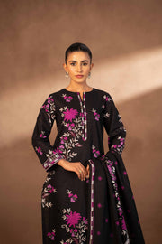 Nishat Sunehray Din Printed Khaddar Unstitched 3Pc Suit - 42306488