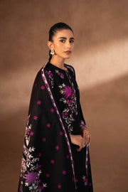 Nishat Sunehray Din Printed Khaddar Unstitched 3Pc Suit - 42306488
