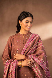 Nishat Winter Printed Khaddar Unstitched 3Pc Suit - 42306493