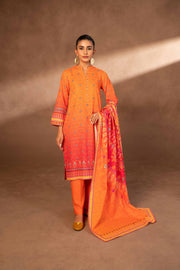 Nishat Winter Printed Khaddar Unstitched 3Pc Suit - 42306495