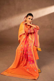 Nishat Winter Printed Khaddar Unstitched 3Pc Suit - 42306495