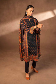 Nishat Winter Printed Khaddar Unstitched 3Pc Suit - 42306496