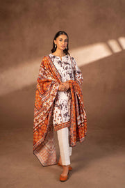 Nishat Winter Printed Khaddar Unstitched 3Pc Suit - 42306497