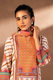Nishat Winter Printed Khaddar Unstitched 3Pc Suit - 42306498
