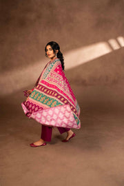 Nishat Winter Printed Khaddar Unstitched 3Pc Suit - 42306503