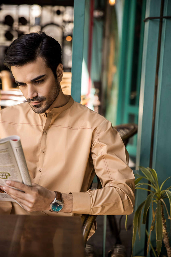 Naqsh by Nishat Men's Unstitched Maple Fabric 2Pc Suit - 42307040