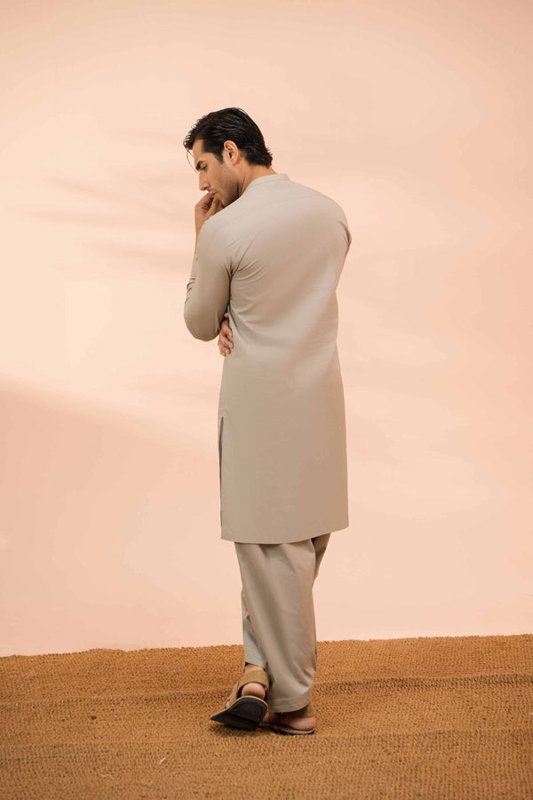 Naqsh by Nishat Men's Unstitched Cotton Fabric 2Pc Suit - 42307046