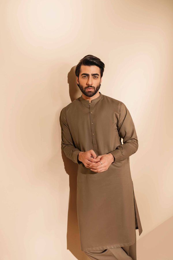 Naqsh by Nishat Men's Unstitched Cotton Fabric 2Pc Suit - 42307049