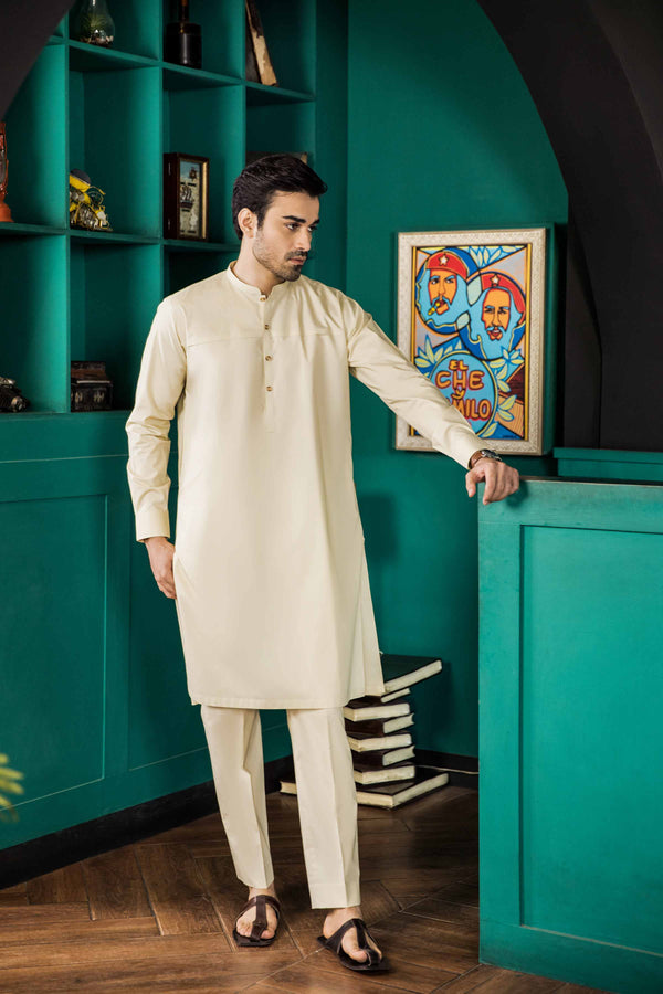Naqsh by Nishat Men's Unstitched Cotton Fabric 2Pc Suit - 42307064