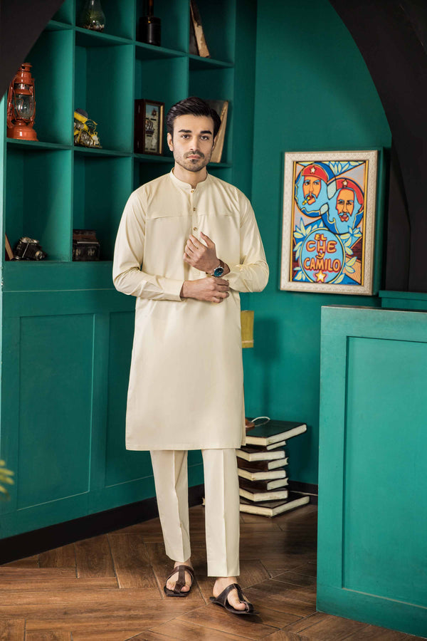 Naqsh by Nishat Men's Unstitched Cotton Fabric 2Pc Suit - 42307064
