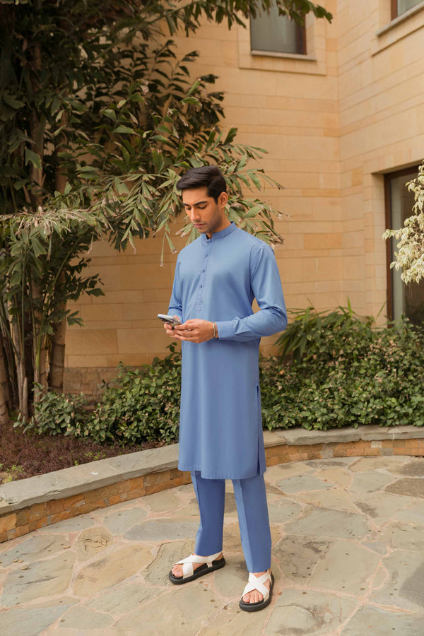 Naqsh by Nishat Men's Unstitched Cotton Fabric 2Pc Suit - 42307081