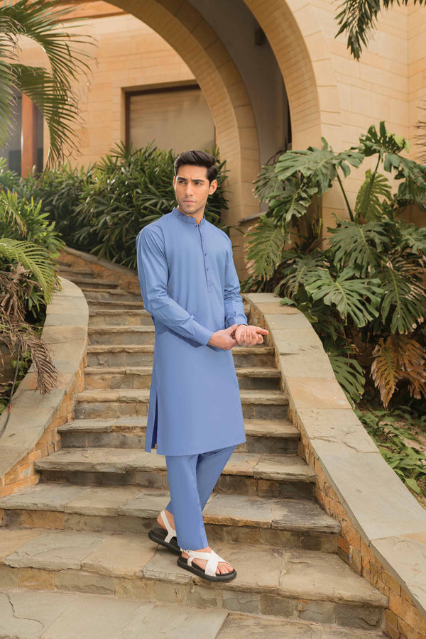 Naqsh by Nishat Men's Unstitched Cotton Fabric 2Pc Suit - 42307081