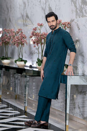 Naqsh by Nishat Men's Unstitched Embroidered Yarn Dyed 2Pc Suit - 42319003