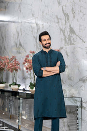 Naqsh by Nishat Men's Unstitched Embroidered Yarn Dyed 2Pc Suit - 42319003