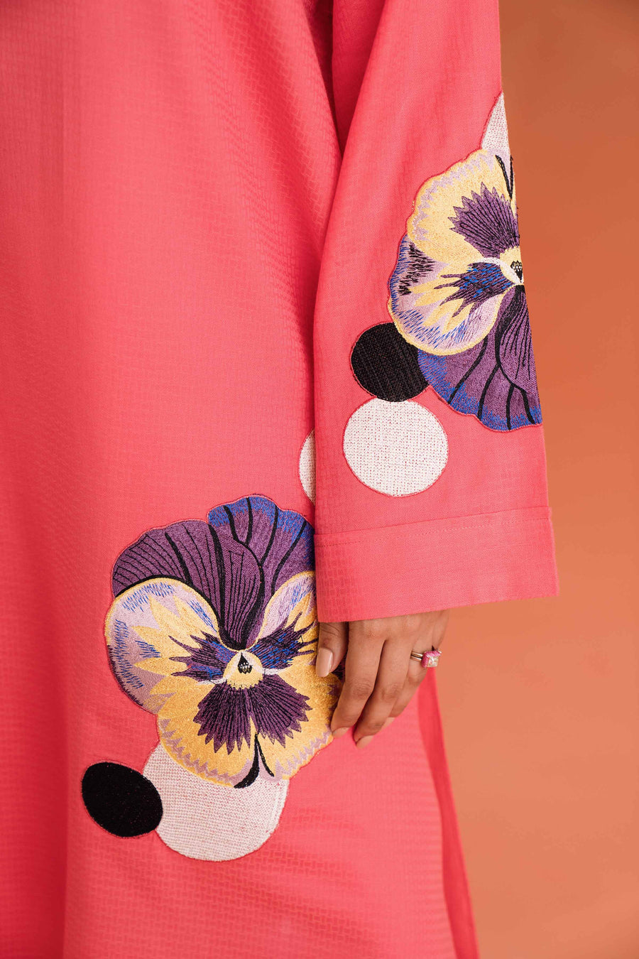 Nishat Spring it on Dyed Embroidered Unstitched 2Pc Suit - 42401004