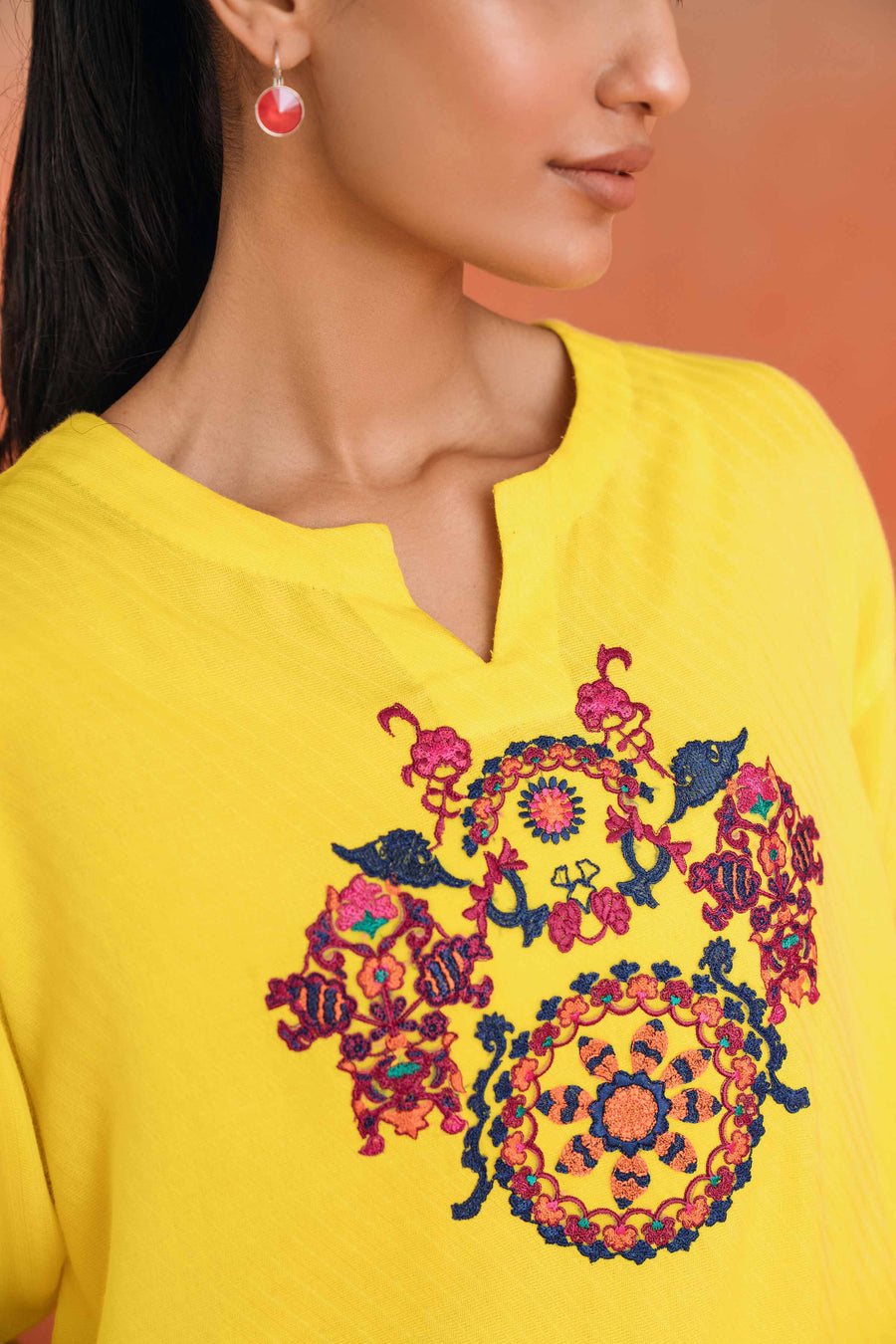 Nishat Spring it on Dyed Embroidered Unstitched 2Pc Suit - 42401005